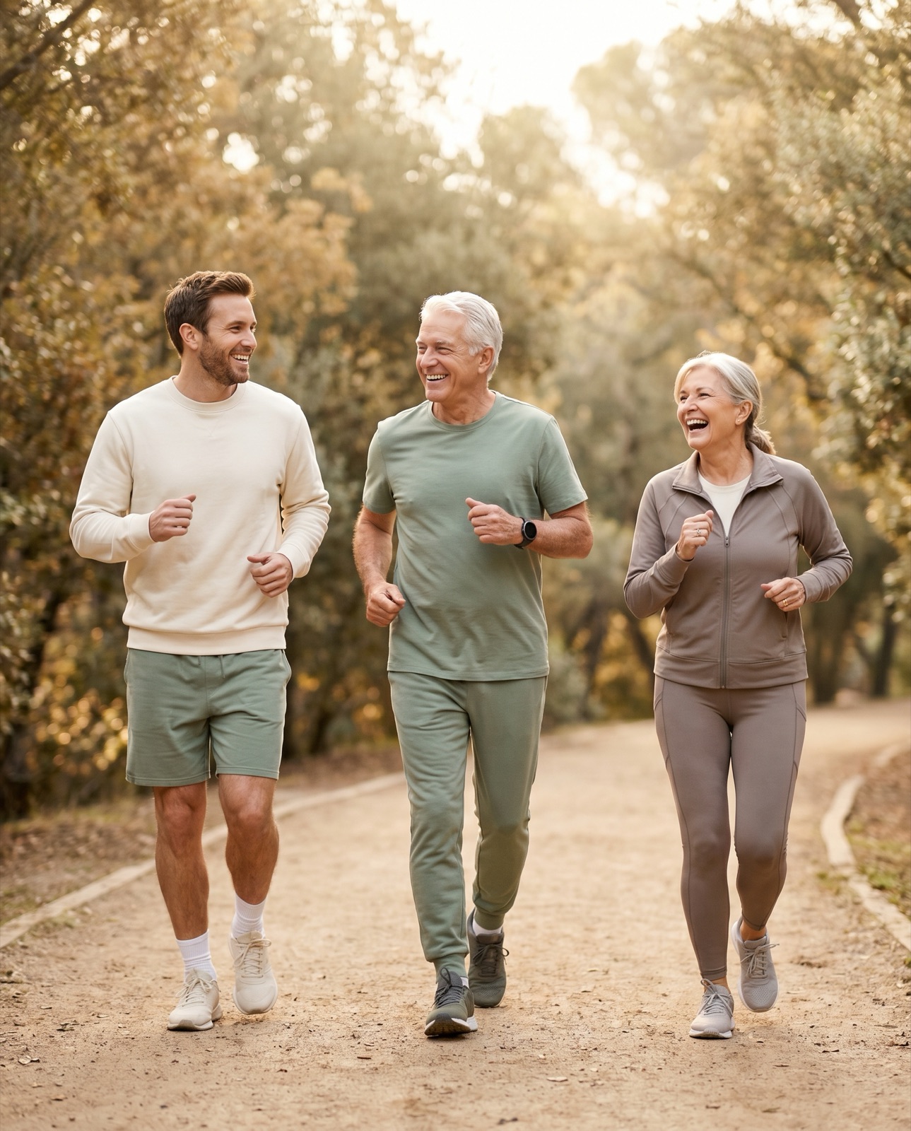 Multi-generational family looking at health data together